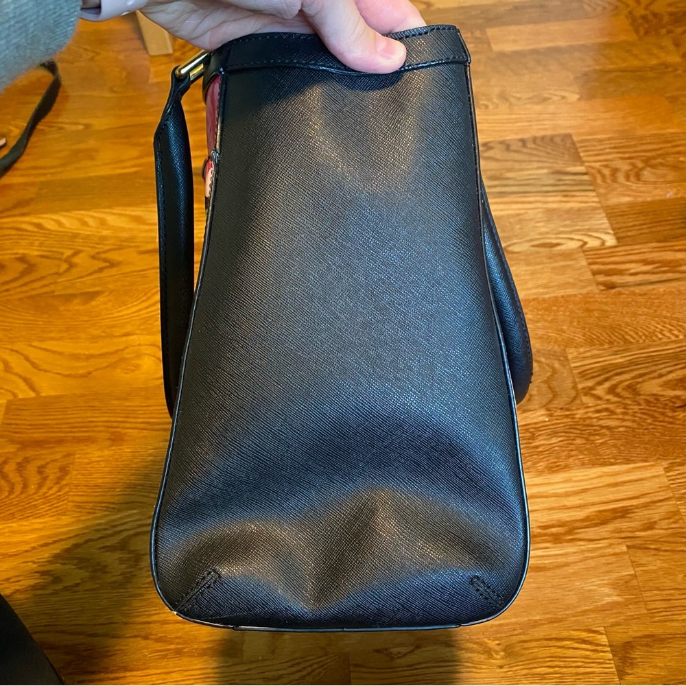 Calvin Klein Purse Black & Floral - Picture 7 of 7